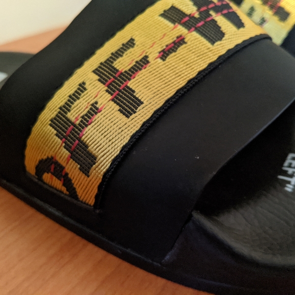 Off White Industrial Slides - Picture 2 of 7